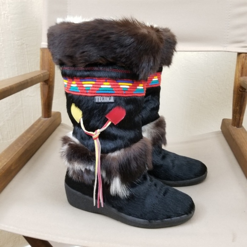 Fur Technica Boots Womens Size 6.5